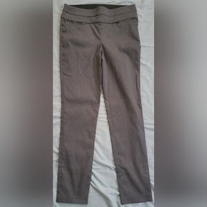 CANDIES womens size med, elastic waist, gray dress pants.